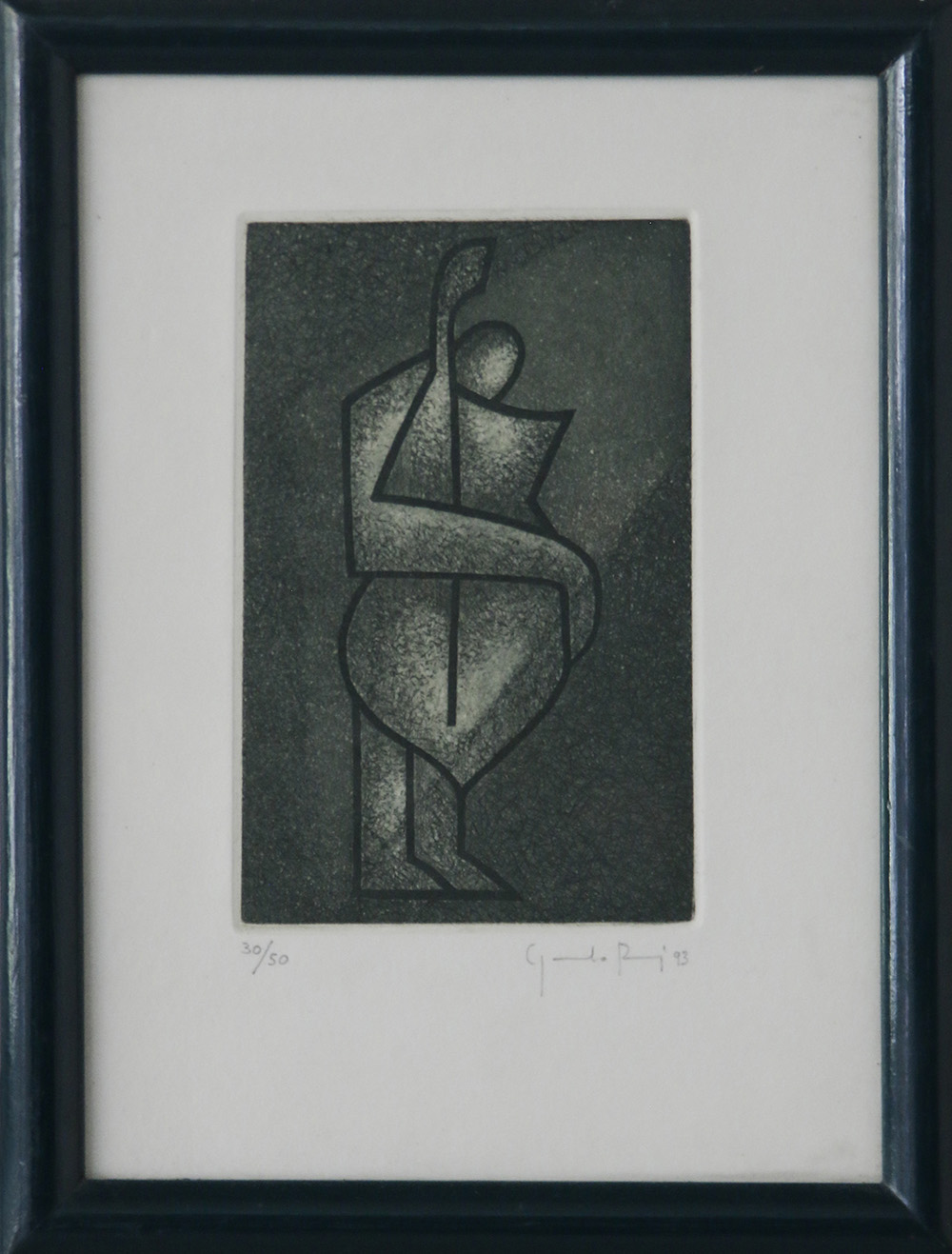 Finished engraving print work